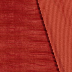 Roux Velvet Jersey Fabric with large 4.5 mm ribs | Wolf Fabrics