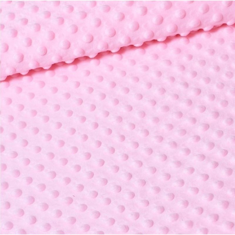 Light Pink Minky Fabric 4€19 Polar Plush  |Wolf Fabrics