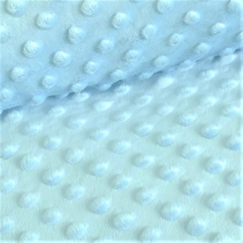 Sky Blue Minky Fabric  |Wolf Fabrics