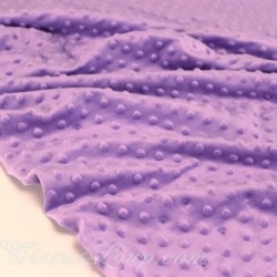 Fabric Minky Lilac  |Wolf Fabrics