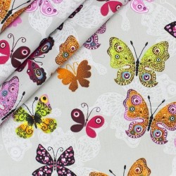 Butterfly Openwork Fabric Coton | Wolf Fabrics
