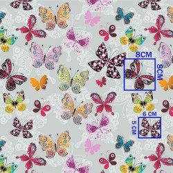 Butterfly Openwork Fabric Coton | Wolf Fabrics