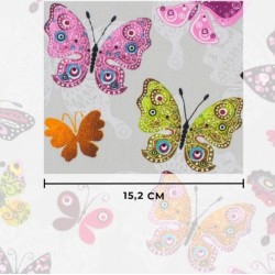 Butterfly Openwork Fabric Coton | Wolf Fabrics