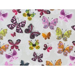 Butterfly Openwork Fabric Coton | Wolf Fabrics