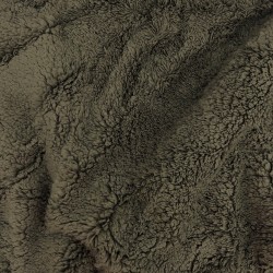 Teddy Fur Fabric Graphite Gray |Wolf Fabrics
