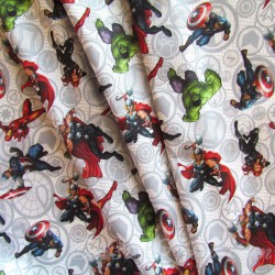 Fabric Marvel Avengers Superheroes in Action | Wolf Fabrics