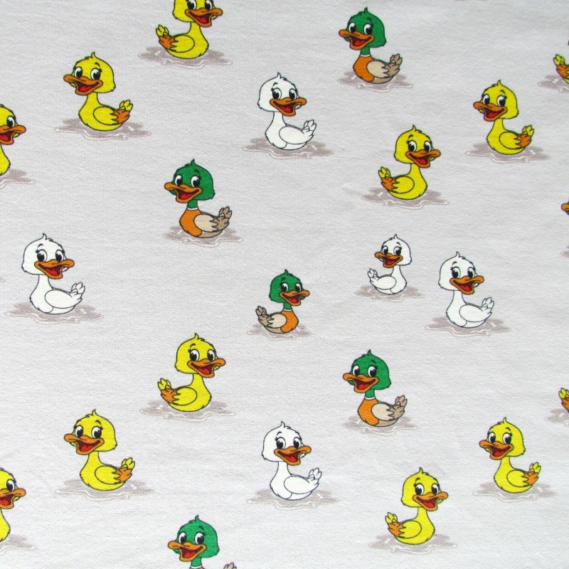 Fabric French Terry Little Ducks | Wolf Fabrics