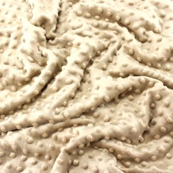 Minky Fabric Sand Color  |Wolf Fabrics