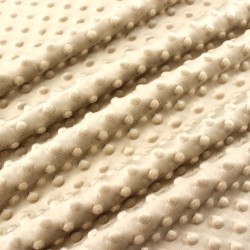 Minky Fabric Sand Color  |Wolf Fabrics