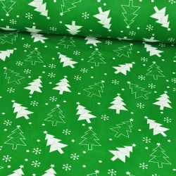 Christmas tree fabric Green...