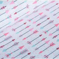 Fabric Pink arrows