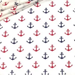 Anchor Cloth Navy and Red