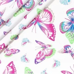 Butterflies Fabric Cotton | Wolf Fabrics