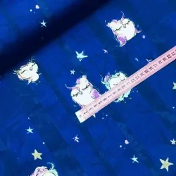 Owl and Star Fabric Cotton | Wolf Fabrics