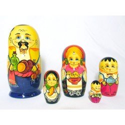 Russian Doll Cossack Family...