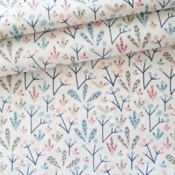 Viburnum Flowers Fabric Cotton | Wolf Fabrics
