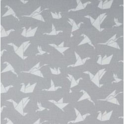 Origami Birds Fabric Cotton | Wolf Fabrics