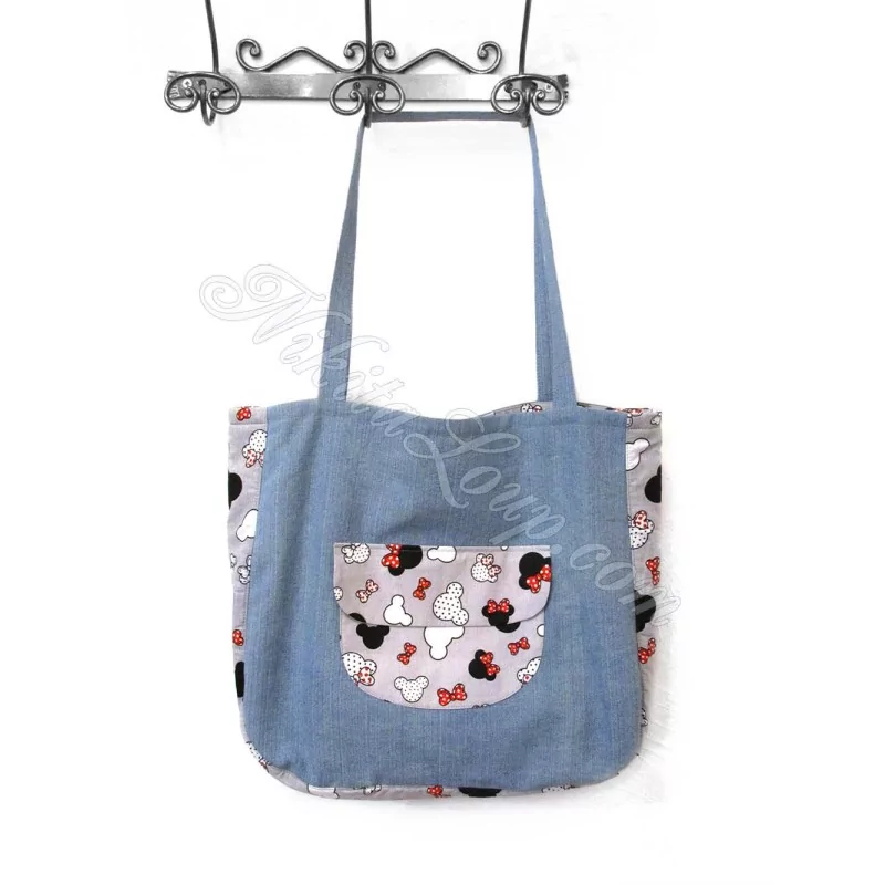 Jean Bag "Minnie-Mickey-Mouse" | Wolf Fabrics