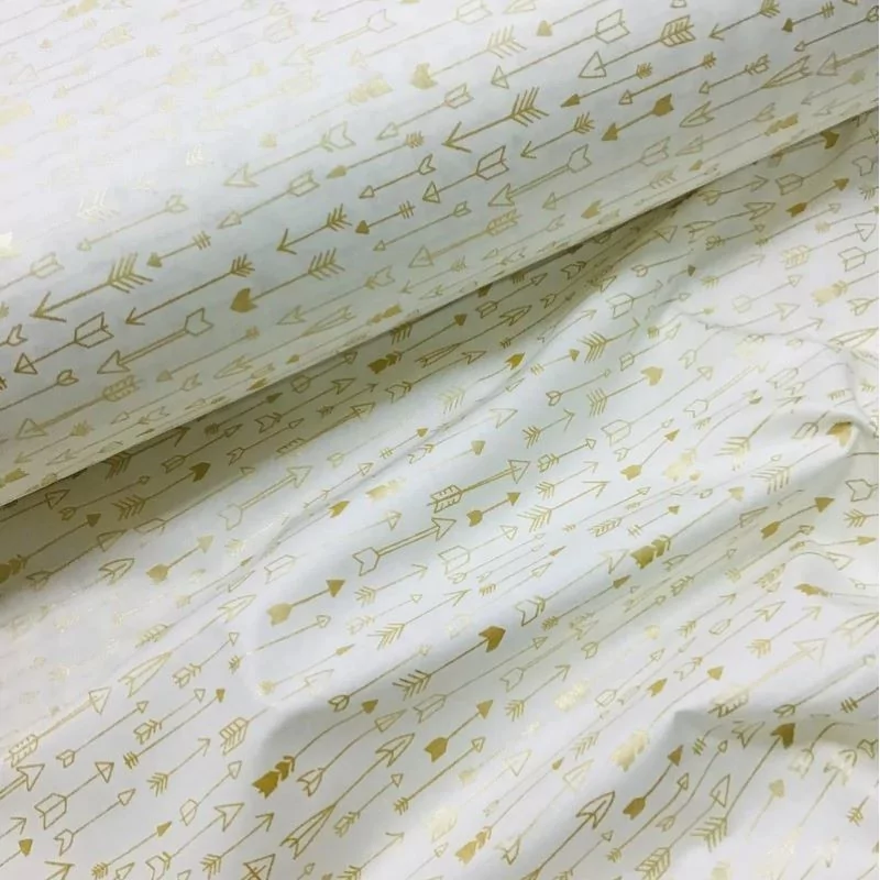 Fabric Cotton Golden Arrows | Wolf Fabrics
