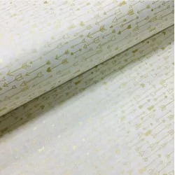 Fabric Cotton Golden Arrows | Wolf Fabrics