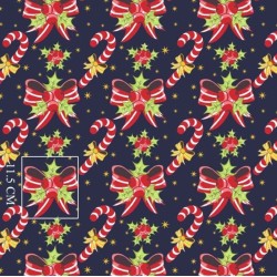 Christmas Candy Fabric Cotton | Wolf Fabrics