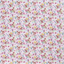 Fabric Jersey Little Hinds in the Flowers | Wolf Fabrics