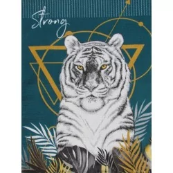 Tea Towel Tiger  |Strong | Wolf Fabrics
