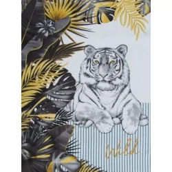 Set of 3 Tea Towels Tiger | Wolf Fabrics