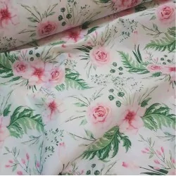 Damas pink cotton fabric | Wolf Fabrics