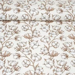 Cotton Flower Cotton Fabric | Wolf Fabrics