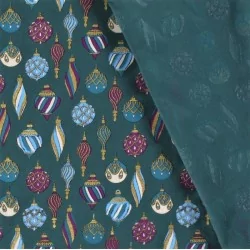 Cotton Fabric Christmas Balls | Wolf Fabrics