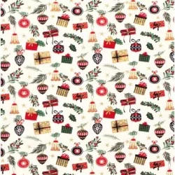 Cotton Fabric Gifts and Christmas Balls | Wolf Fabrics
