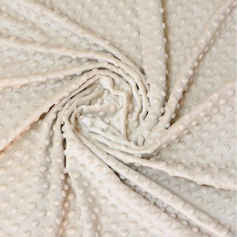 Beige minky fabric for comfortable sewing projects