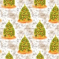 Fabric Merry Christmas tree | Wolf Fabrics