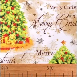 Fabric Merry Christmas tree | Wolf Fabrics