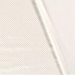 Fabric Cotton Golden Little Dots Off White Background | Wolf Fabrics