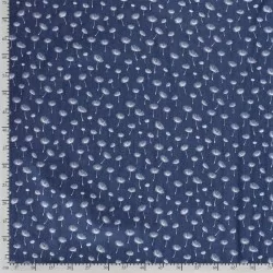 Fabric jean Light blue denim dandelion | Wolf Fabrics