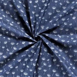 Fabric jean Light blue denim dandelion | Wolf Fabrics