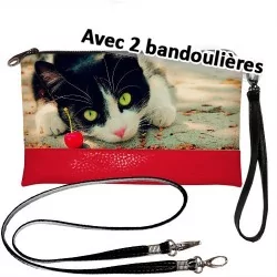 Black and white cat handbag...