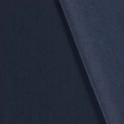 Fabric jean denim dark navy blue pre-washed|  Wolf Fabrics