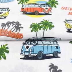 California summer fabric - surf beach sun | Wolf Fabrics