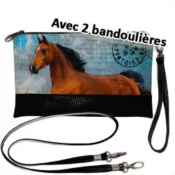 Horse handbag  Clutch bag