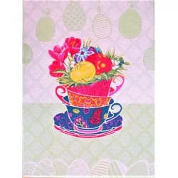 Tea Towel Easter Mug | Wolf Fabrics
