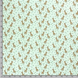 Cotton Fabric Jersey Small Giraffe | Wolf Fabrics