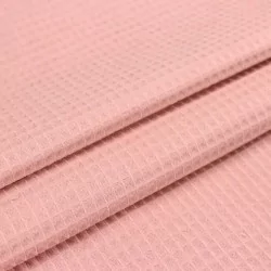 Honeycomb Fabric Powder Pink | Wolf Fabrics