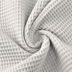 Honeycomb Fabric Light Grey | Wolf Fabrics