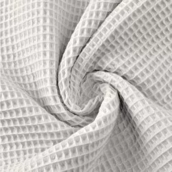 Honeycomb Fabric Light Grey | Wolf Fabrics