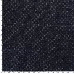 Fabric Cotton Golden Dots 2mm navy blue background | Wolf Fabrics