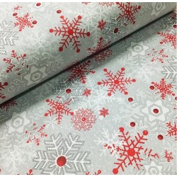 Christmas fabric snowflakes...