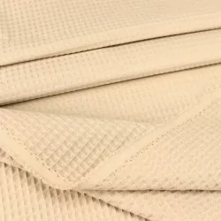 Honeycomb Fabric Color Beige| Wolf Fabrics